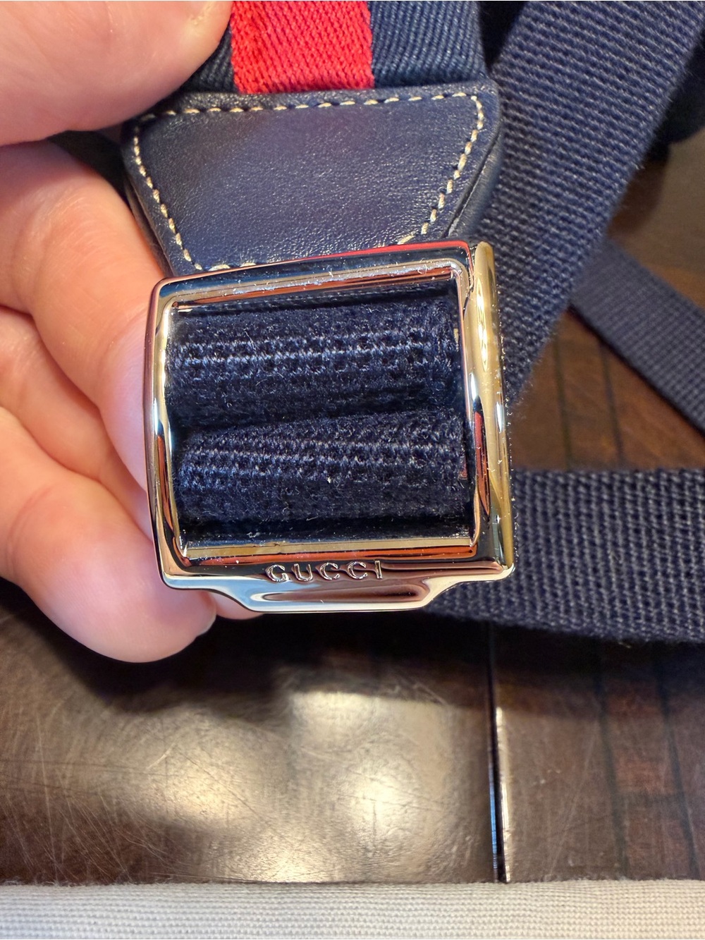 New Authentic Gucci Logo Black Canvas Backpack - Picture 15 of 16